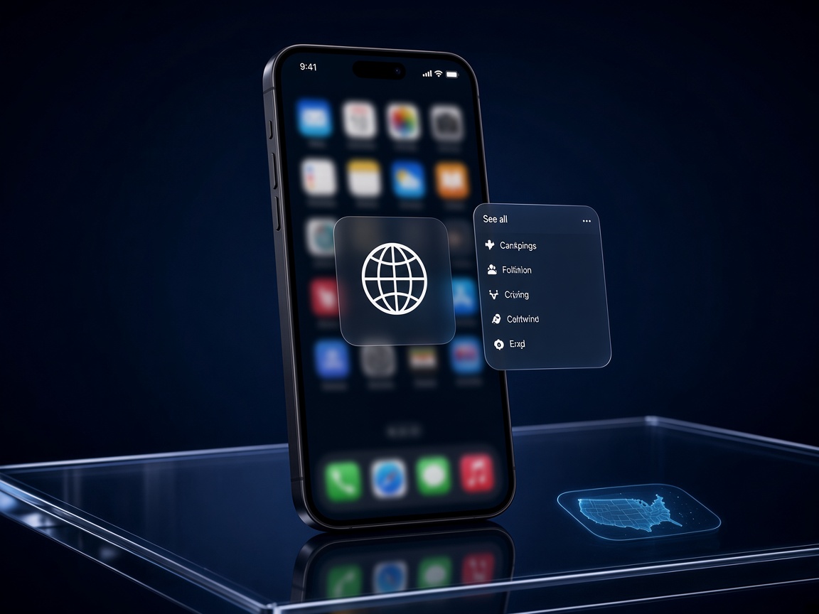 Adding a website shortcut to a phone home screen