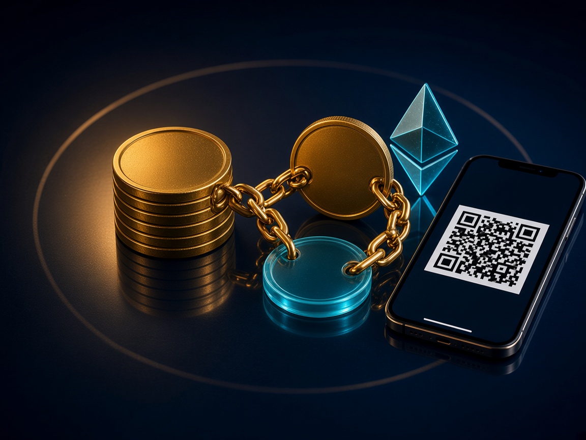 Wallet QR screen and mixed crypto tokens for network checks