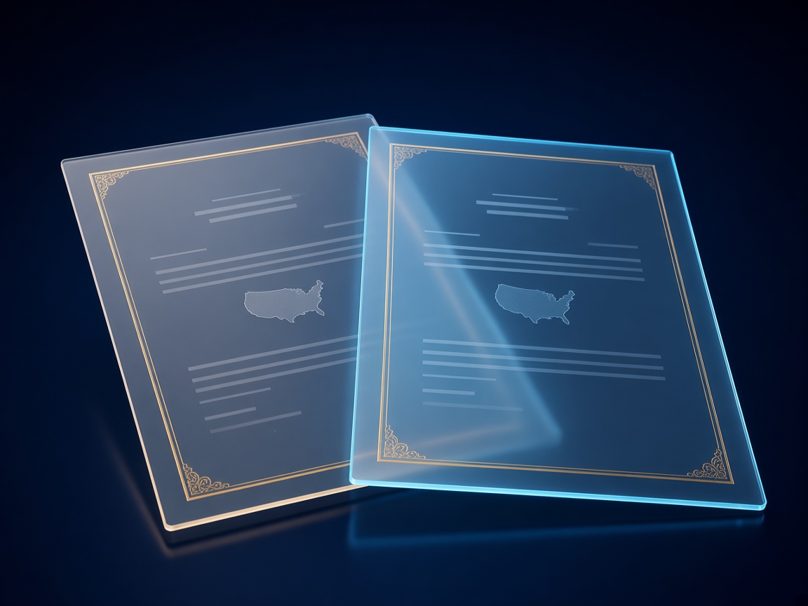 Two misaligned official documents showing conflicting state lists
